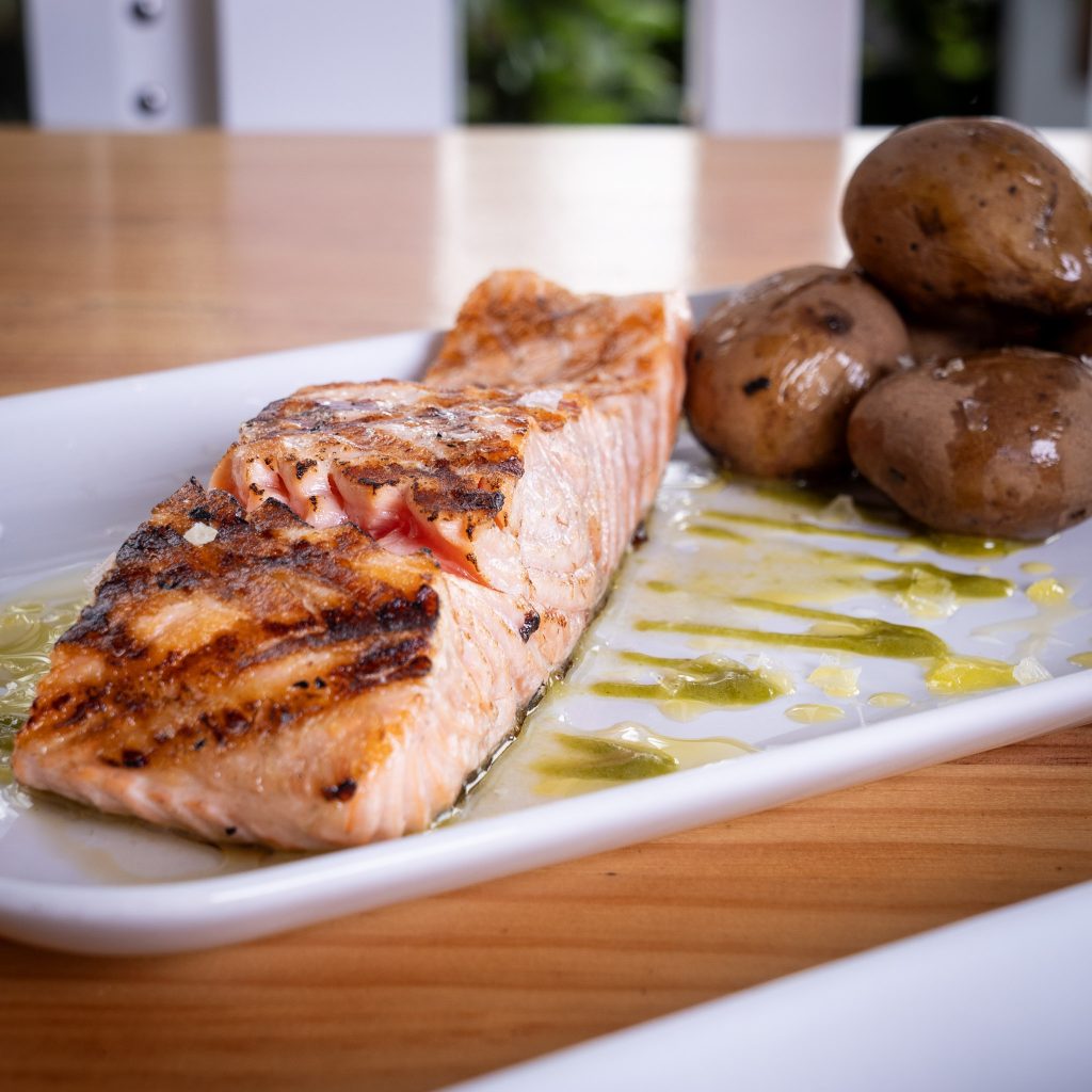 Salmón a la brasa