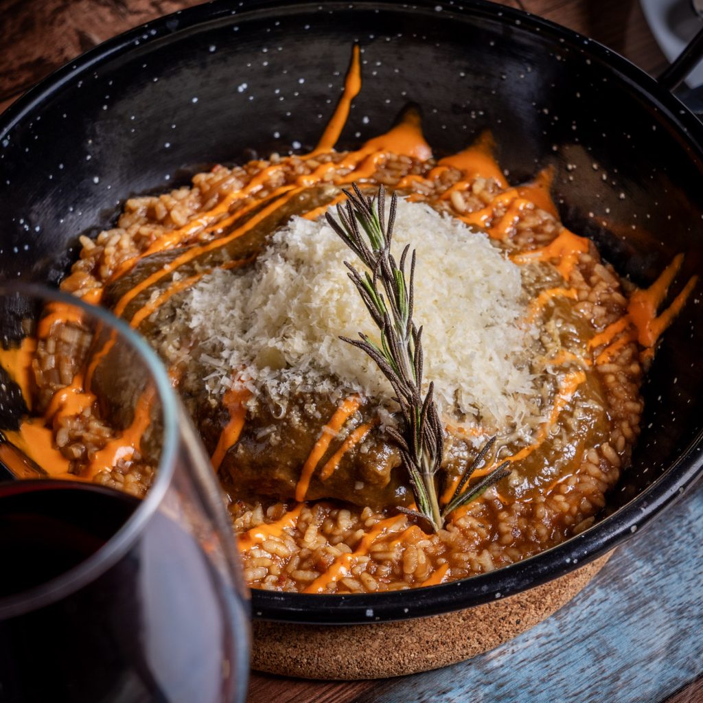 Arroz meloso con Carrilleras